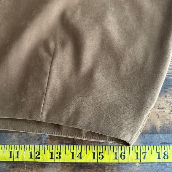 Norton McNaughton Faux Suede Maxi Skirt 14 Petite Tan Brown Western Festival EUC - Picture 3 of 8